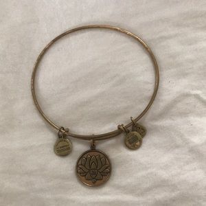 Alex and Ani lotus bracelet